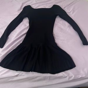 Black longsleeve dress